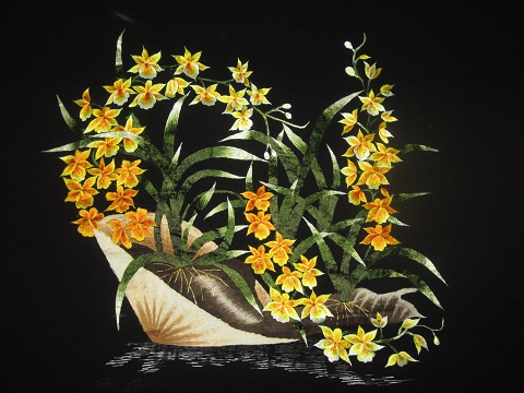 Hình ảnh hoa Phong lan trong nghệ thuật tranh thêu thủ công Tranh-th%C3%AAu-hoa-tnc0615
