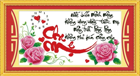 Tranh Thêu Cha Mẹ tnc012