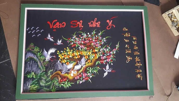 tranh thêu máy - tnc09